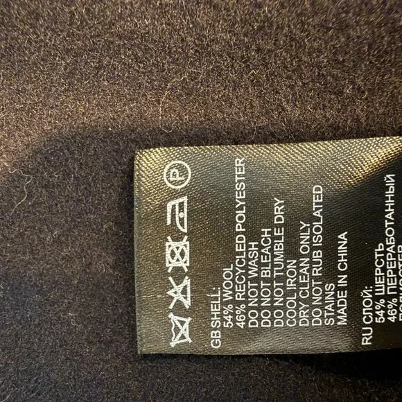 Reiss Emilie Belted Wool Blend Long Coat Black size 8 US - Picture 6 of 6